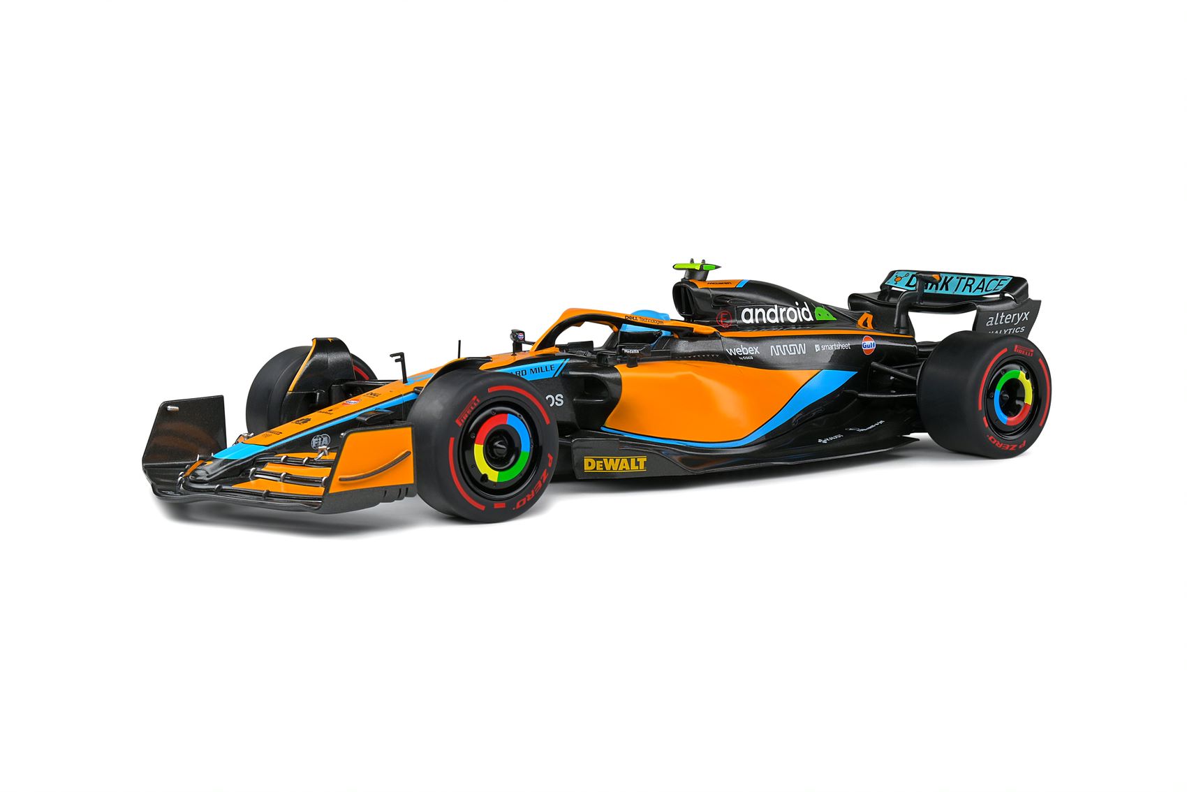 McLaren MCL36 F1 L.NORRIS Orange Emilia Romagna GP 2022 1/18 SOLIDO