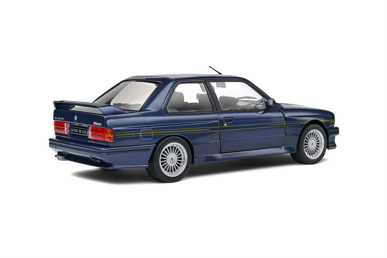 BMW E30 ALPINA B6 3,5S BLUE 1990 1/18 SOLIDO