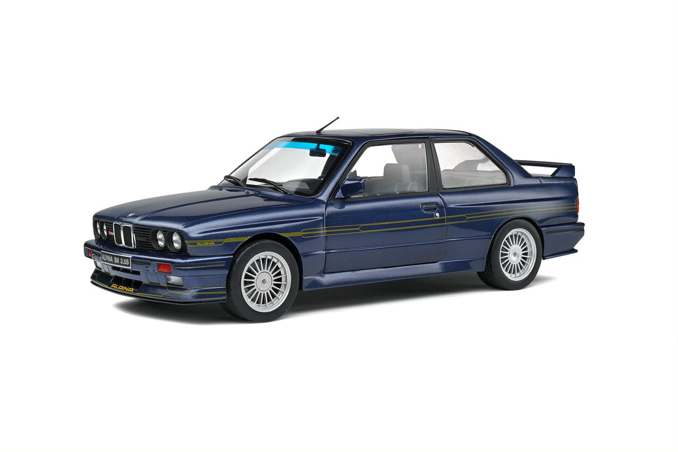 BMW E30 ALPINA B6 3,5S BLUE 1990 1/18 SOLIDO